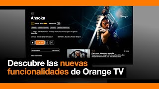 Descubre las nuevas funcionalidades de Orange TV [upl. by Karlotta865]