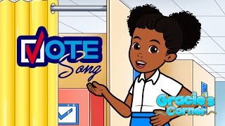 Vote Song  Learning About Voting with Gracie’s Corner  Nursery Rhymes  Kids Songs [upl. by Edelsten]