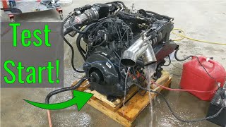 How to Run a Mercruiser Boat Engine on a Stand or Outside of a Boat [upl. by Inamik]