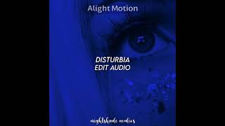 disturbia  audio edit rihanna [upl. by Aciruam]