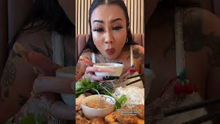 Hanoi old quarter Vietnamese food mukbang [upl. by Namharludba]