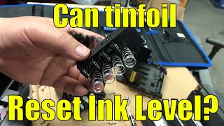 Truth in Urban Legend Using tinfoil to reset HP Printer Ink Levels [upl. by Aztilay379]