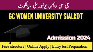 GC Women University Sialkot fall admission 2024  Entry test preparation gc women university  GCWU [upl. by Nolat]