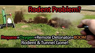 Rodent Blaster HS1 Remote Gets The Job Done 10 Seconds And 10 cents Per Hole [upl. by Meriel]