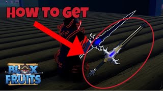 HOW TO GET THE MIDNIGHT BLADE IN BLOX FRUITS Roblox [upl. by Aerdno]