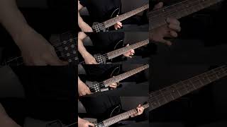 Blackened Intro on Bass  Original and Reversed  Metallica blackened metallica bass [upl. by Annaiuq]