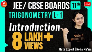 Trigonometry L1  Introduction  Class 11 Maths Chapter 3  JEE 2023 Maths  Neha Agrawal  Vedantu [upl. by Yentrok]