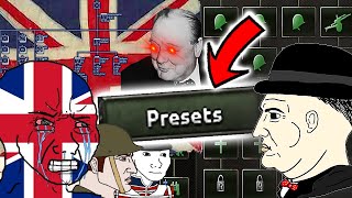 UK but I use Historical Presets amp Divisions ONLY In HOI4 [upl. by Cybill]