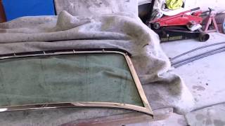 Windscreen Glass Replacement 1960 Triumph TR3A Restoration [upl. by Nic]