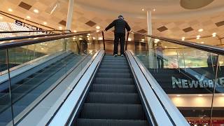 Sweden Haninge Centrum shopping mall 2X escalator 1X KONE elevator [upl. by Mellitz]