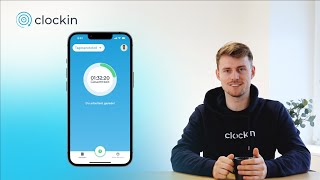 1 Zeiterfassung mit der clockin App – Für Mitarbeiter  TOUR DURCH DIE APP [upl. by Orofselet636]