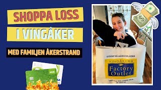 VLOGG  Vi Shoppar Loss På Vingåker Factory Outlet [upl. by Laumas]