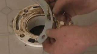 ROCKING OR LEAKING TOILET FLANGE REPAIR CC [upl. by Newbold372]