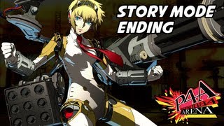 Persona 4 Arena  Aigis  Story Mode ENDING [upl. by Ribble]