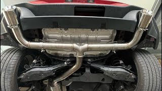 MK8 GTI New Exhaust Xforce exhaust [upl. by Derayne]