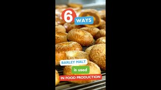 6 ways barley malt is used in food production [upl. by Kcirej]