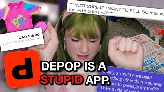 Depop is A Stupid App [upl. by Obnukotalo]