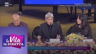 Sanremo 2019 Claudio Baglioni presenta il suo Festival  La vita in diretta 09012019 [upl. by Goodard]