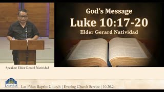 Sunday Evening Church Service  Live Broadcast  102024 [upl. by Ynahteb322]