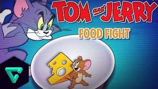 Tom and Jerry Cartoon Game  Food Fight Game [upl. by Ecirual196]