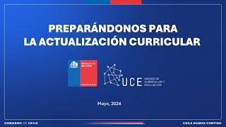 Preparándonos para la Actualización Curricular [upl. by Nylirrehs]