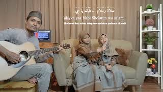 HABIBI YA MUHAMMAD  RAHMATUN LILALAMEEN  TIK TOK VIRAL TWO CUTE GIRL SINGING NAAT  PRO BEATS [upl. by Ddene]