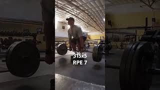 315x5 Deficit Deadlift deadliftdeficitdeadlift subscribe motivation workingoutseries [upl. by Garnet]