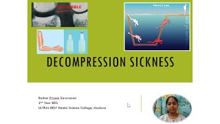 Decompression Sickness  Divers Palsy  Caissons Disease  Aeroembolism [upl. by Elnore]