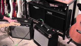 Demo Fender Frontman Vs Behringer Vintager Gm110 [upl. by Inamik]