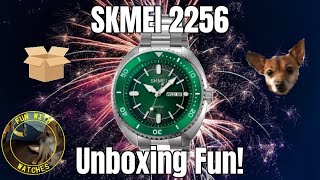 SKMEI 2256 Quartz Watch Unboxing Fun [upl. by Nnednarb]