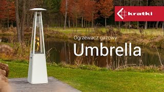 Ogrzewacz gazowy Umbrella od Kratki [upl. by Ortensia]