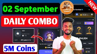 02 September Daily Combo  Hamster Kombat Daily Combo Today  02 September Daily Combo [upl. by Zetnwahs]