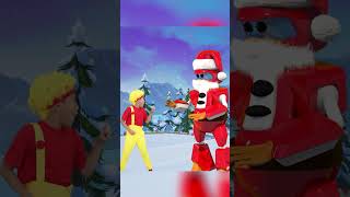 Robot Santas Christmas Gifts With Mini DB  D Billions shorts db [upl. by Akcinehs]