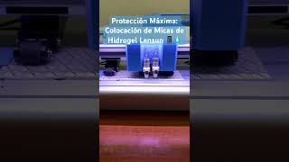 Protección Máxima Colocación de Micas de Hidrogel Lensun 📱💧 [upl. by Egidius]