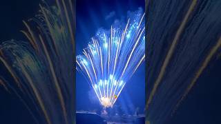 12quot inch 130s Blue Fireworks Fan Cake jeetonfireworks 吉腾12寸130发扇形组合 [upl. by Daas]