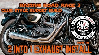 Bassani Road Rage 3 2into1 Exhaust Install  Club Style Budget Build [upl. by Hakeem824]