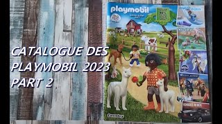 PLAYMOBIL CATALOGUE DES JOUETS 2023 PARTIE 2 [upl. by Anirba]