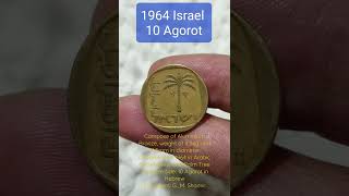 1964 Israel 10 Agorot numismatics israel coincollecting [upl. by Seltzer981]