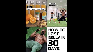 How to lose belly in 30 days  The Most Effective ScienceBased Strategy [upl. by Gilbye]