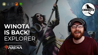 WINOTA IS BACK Playing Explorer Format With Viewers  CROKEYZ MTG Arena [upl. by Kroo]