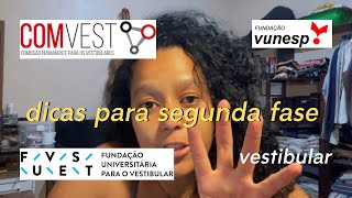 passou pra segunda fase assista este vídeo  dicas para vestibular [upl. by Freiman]