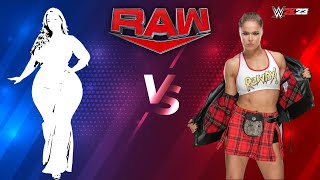 Full Match WWE Sunny Leo vs Ronda Rousey Extreme Rules Match RAW Women’s Championship [upl. by Rol]