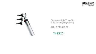 Otoscope Bulb XI No 50 2 5v Xenon Single Bulb 2700 050 21 [upl. by Enneillij700]