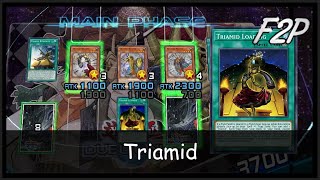 F2P TRIAMID with Triamid Loading in the KC Cup YuGiOh Duel Links [upl. by Ettenom]