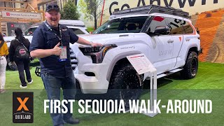 Sneak Peek  X Overland Sequoia WalkAround At Sema 2022  Please Excuse the Vertical Coverage [upl. by Adela]