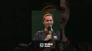 Emotions of a 2year journey vctlockin valorant fnatic boaster shorts [upl. by Oremar]