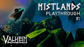 SURVIVING THE MISTLANDS  Valheim Gameplay [upl. by Baggett]