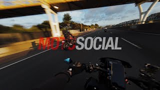 Riding to MOTOSOCIAL Auckland  MT09 SP  XSR 700  Street Triple RS [upl. by Haroved]