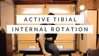 Tibial internal rotation corrective exercises [upl. by Arraik]