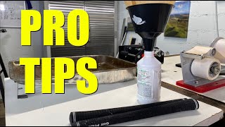 PRO TIPS FOR REGRIPPING GOLF CLUBS [upl. by Agna]